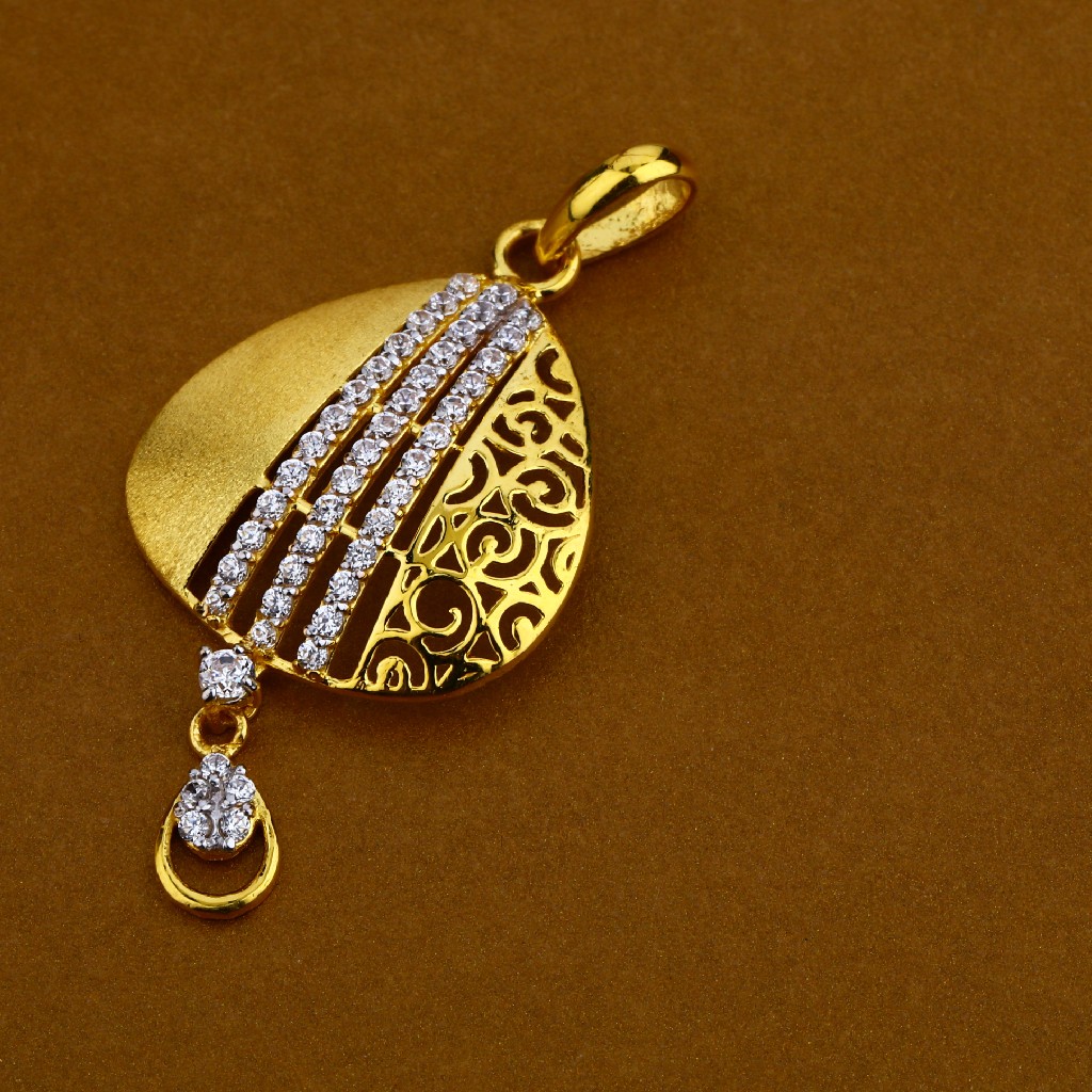 22Kt Gold Classic Ladies  Pendant Set FSP49
