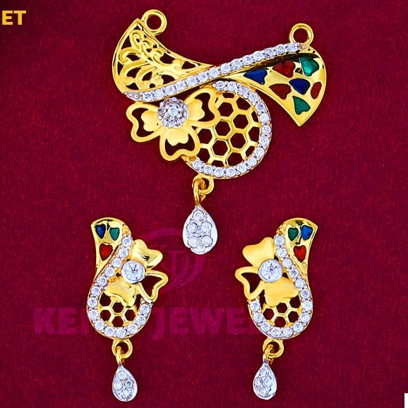 916 Gold Mangalsutra Pendal with Butti MSP-004\