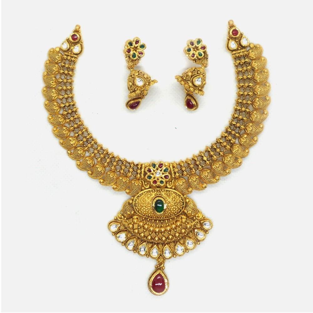 916 Gold Wedding Jewellery Set RHJ-4868