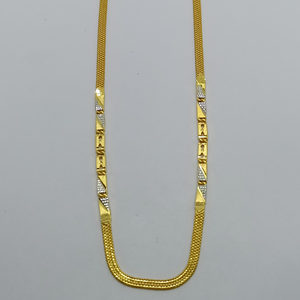 22k Yellow Gold  nawabi chain