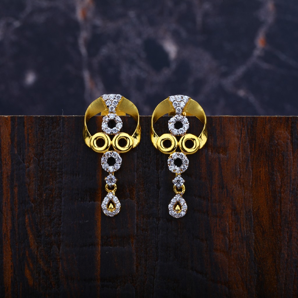 22K Gold Earrings-LFE79