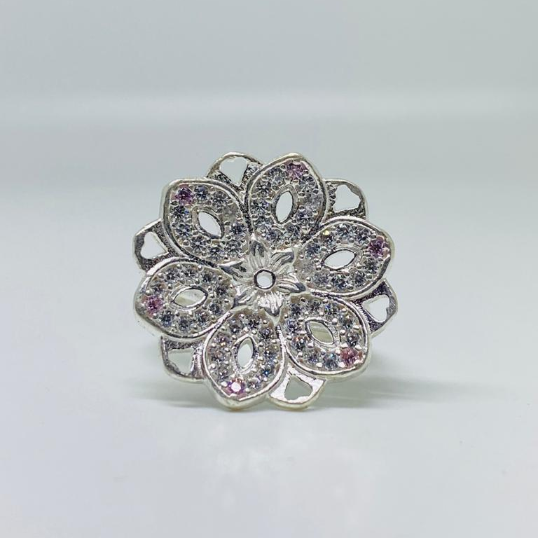 Pure Silver Ladies Ring