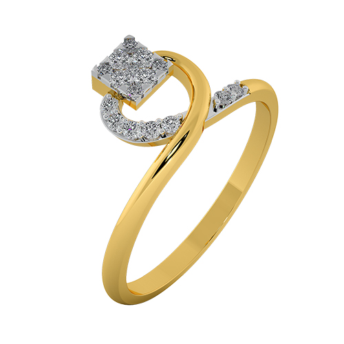 THE DIAMOND LOOP RING
