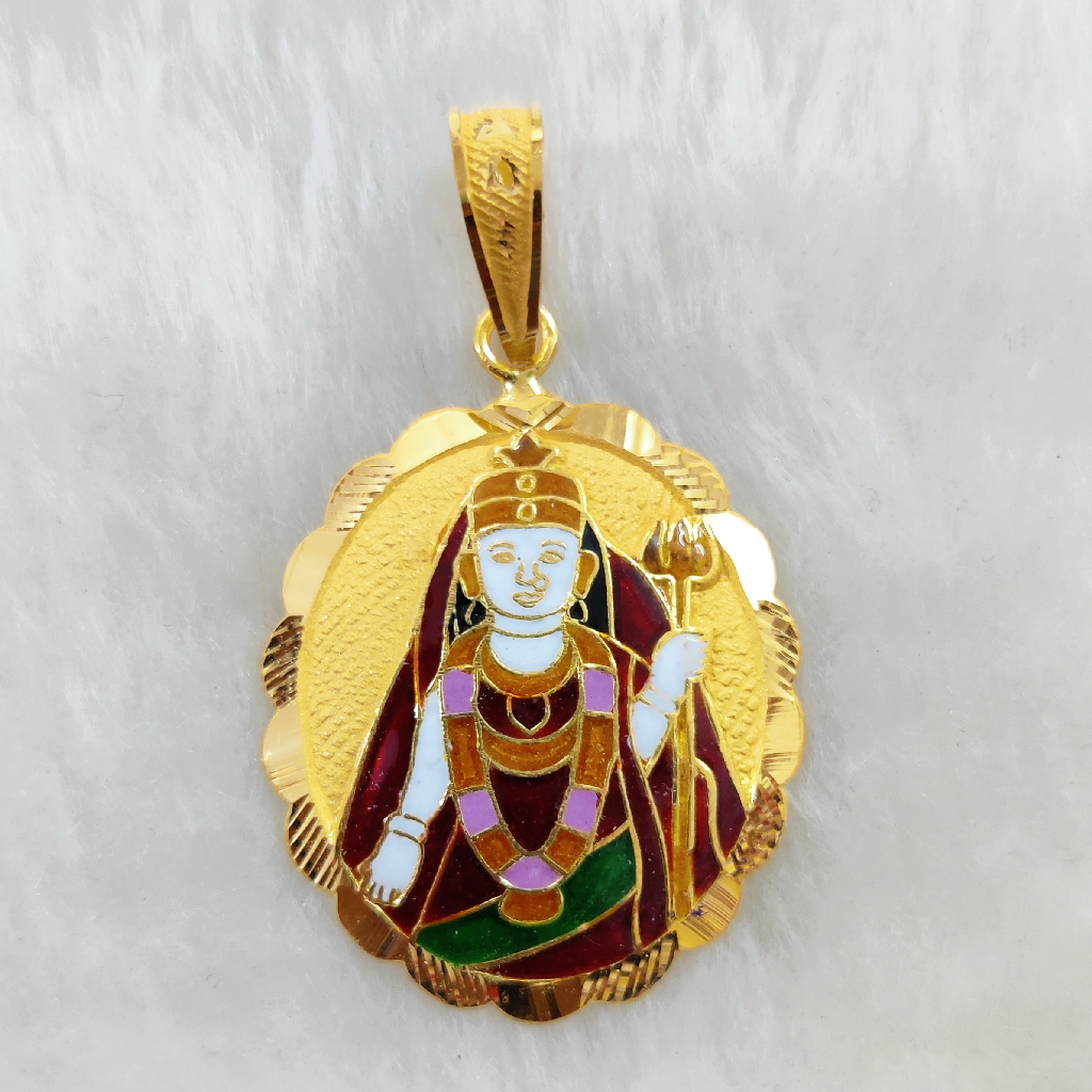 916 Gold Fancy Dipeshvari Minakari Pandal