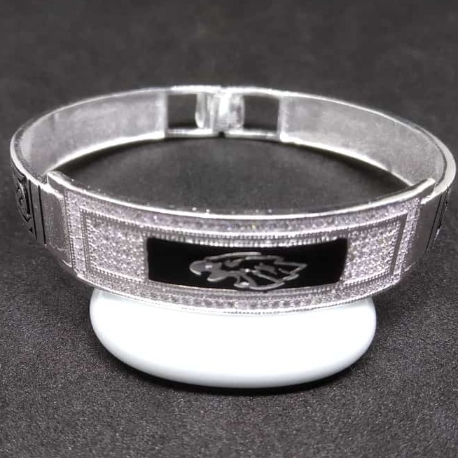 silver antique gents bracelet RH-GB718