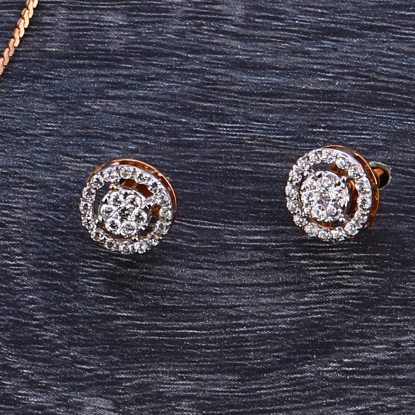 750 Rose Gold Delicate Necklace Set RN124