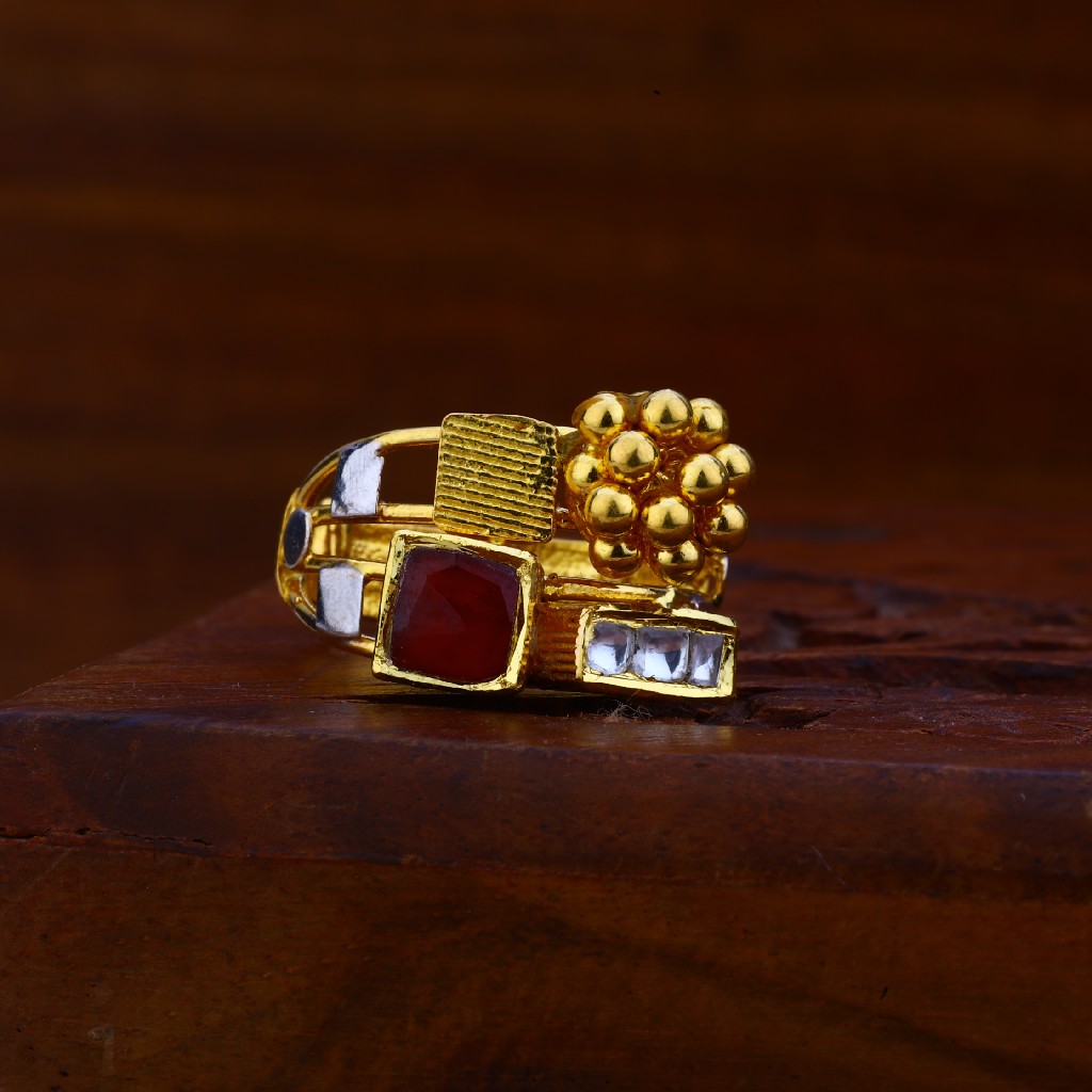 916 Gold Designer Antique Ring LAR51