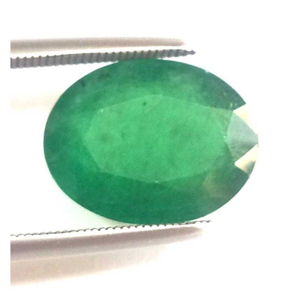 3.66ct oval green emerald-panna