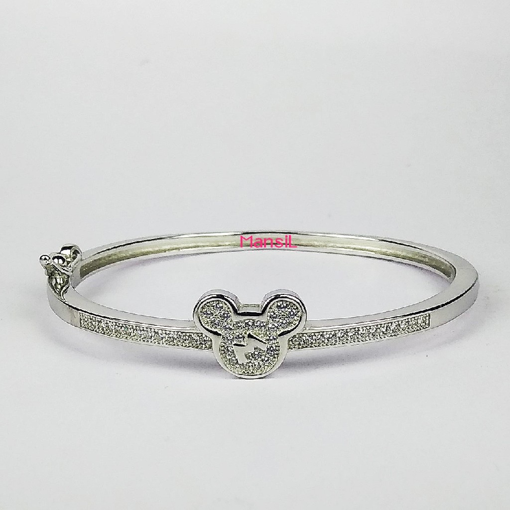92.5 sterling silver Baby kada bracelet ML-109