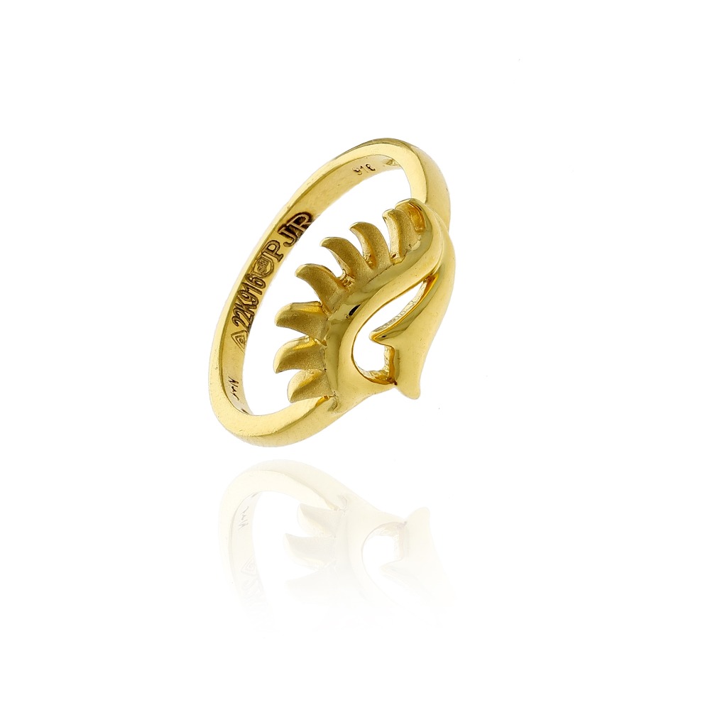 Buy Dual Dew Gold Ring 22 KT yellow gold (3.98 gm). | Online By Giriraj  Jewellers
