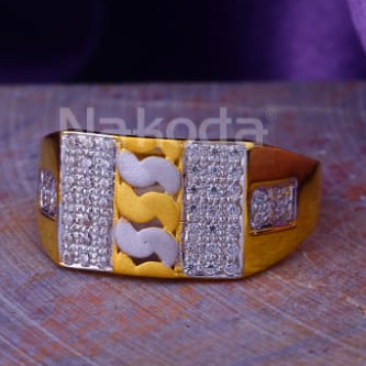 22KT Gold Hallmark Delicate Mens Ring MR927