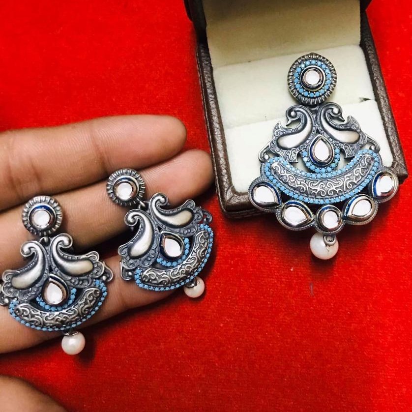 925 Starling Silver Oxodise Chain Pendal Set RH-925CP001