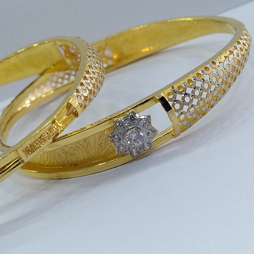 22KT/ 916 Gold fancy wedding 2-in-1 Design Cooper kadli for ladies