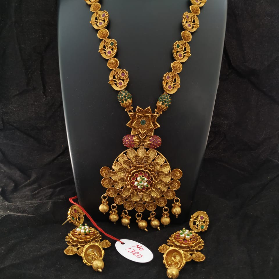 antique long necklace set#244 in Ahmedabad
