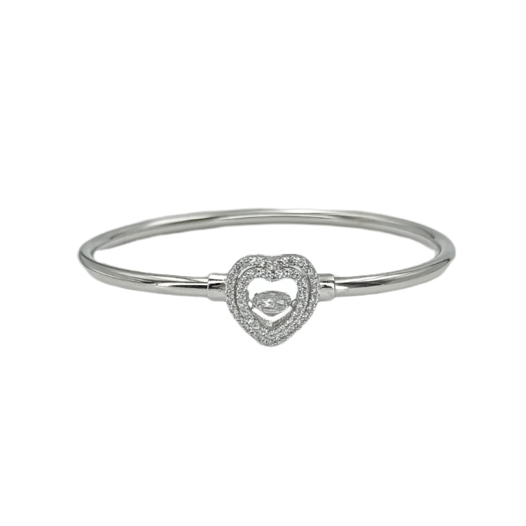 Buy Silver  White Bracelets  Bangles for Women by Ornate Jewels Online   Ajiocom