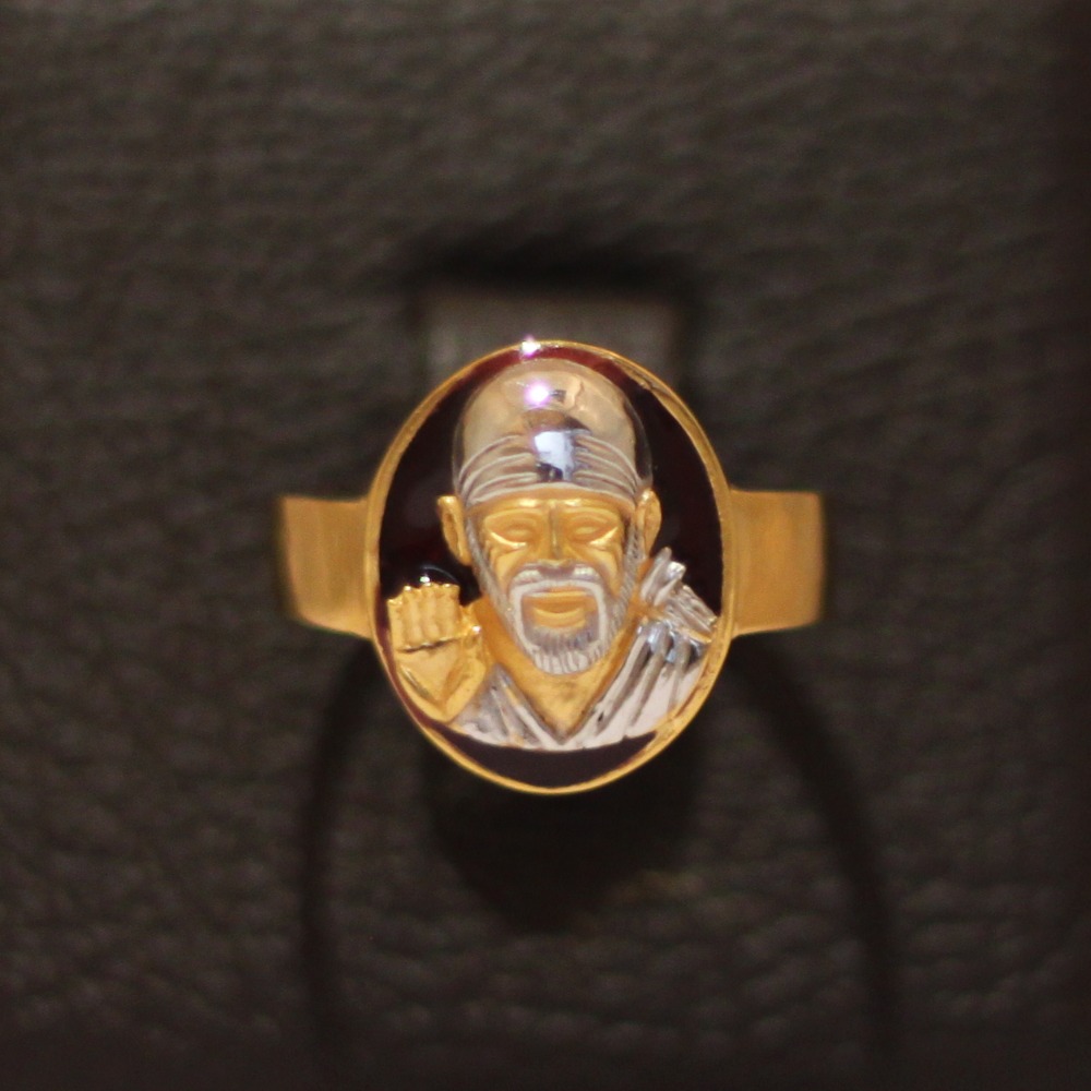 Morvi Gold Layer Brass 24KT micron, Lord Shirdi Sai Baba, Temple Jewellery  Hindi god finger ring Men and Women Brass Gold Plated Ring Price in India -  Buy Morvi Gold Layer Brass