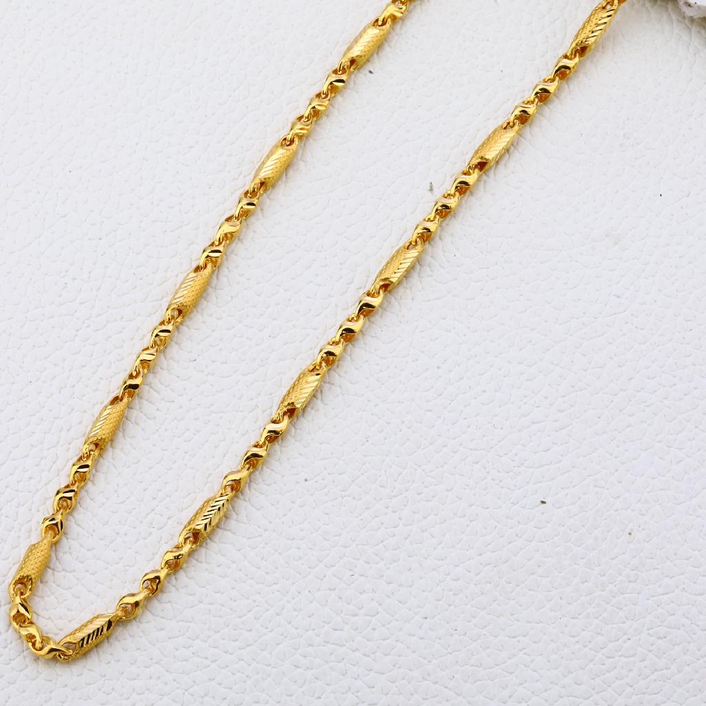 22CT Gold Mens Classic Choco Chain MCH265