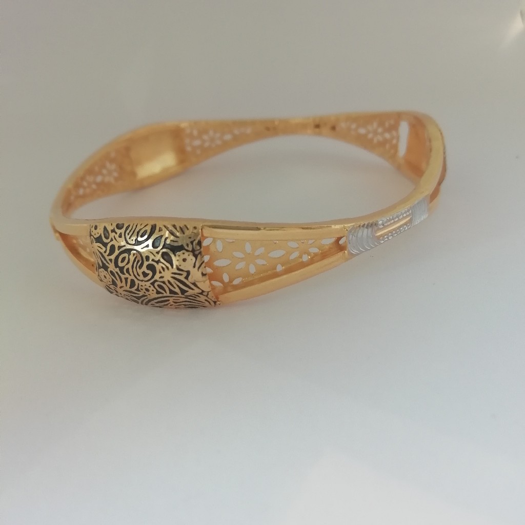 916 gold fancy copper bangles kada