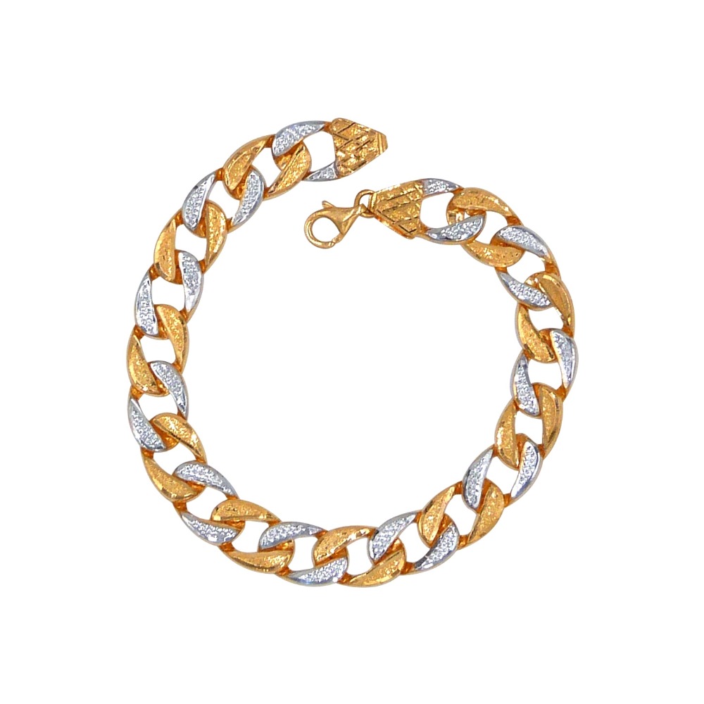 22K Imported Design Kadap Chain Bracelet with Diamond Effect  Pachchigar  Jewellers