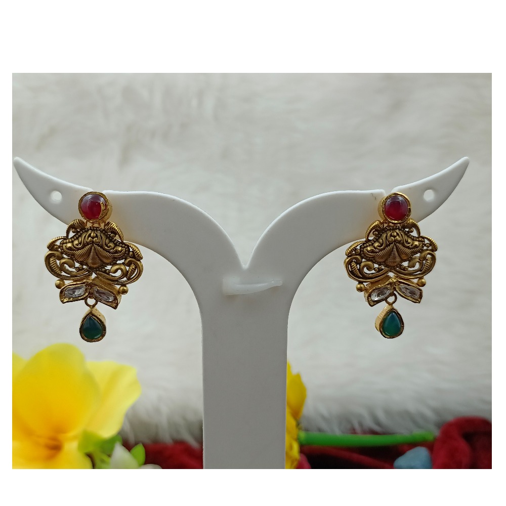 916 gold ANTIQUE EARRING