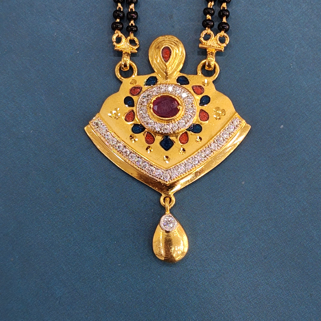 1.gram gold forming Kundan fashion jewellery mangalsutra