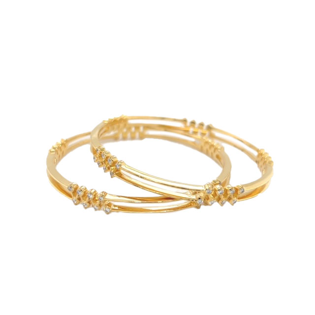 18k Gold  Diamond Stylish Rose gold  Bracelets