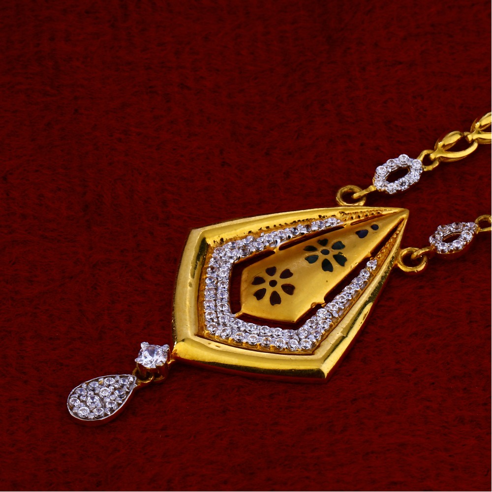 22kt  Hallmark Designer   Gold  Chain Necklace  CN50