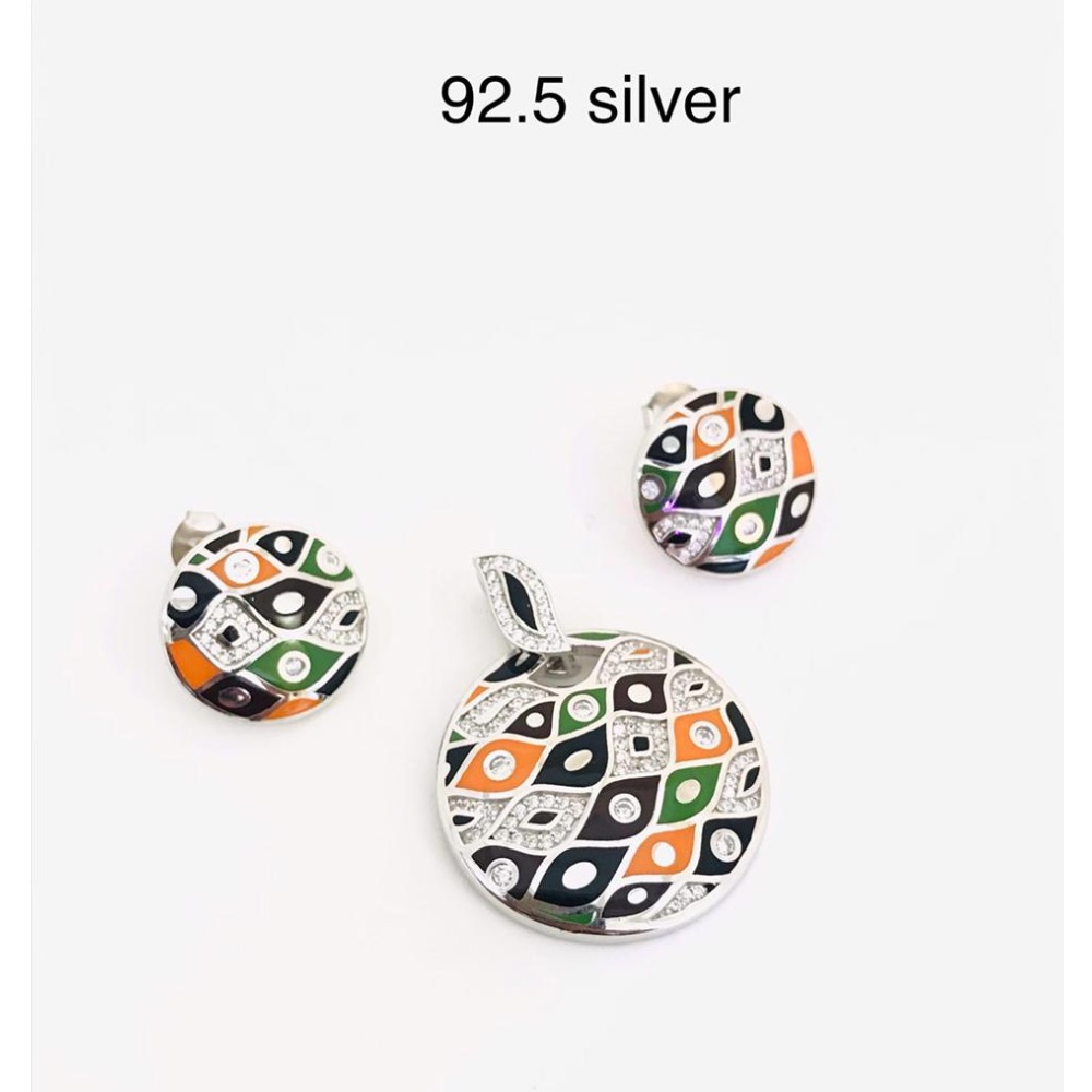 92.5 silver pendent set