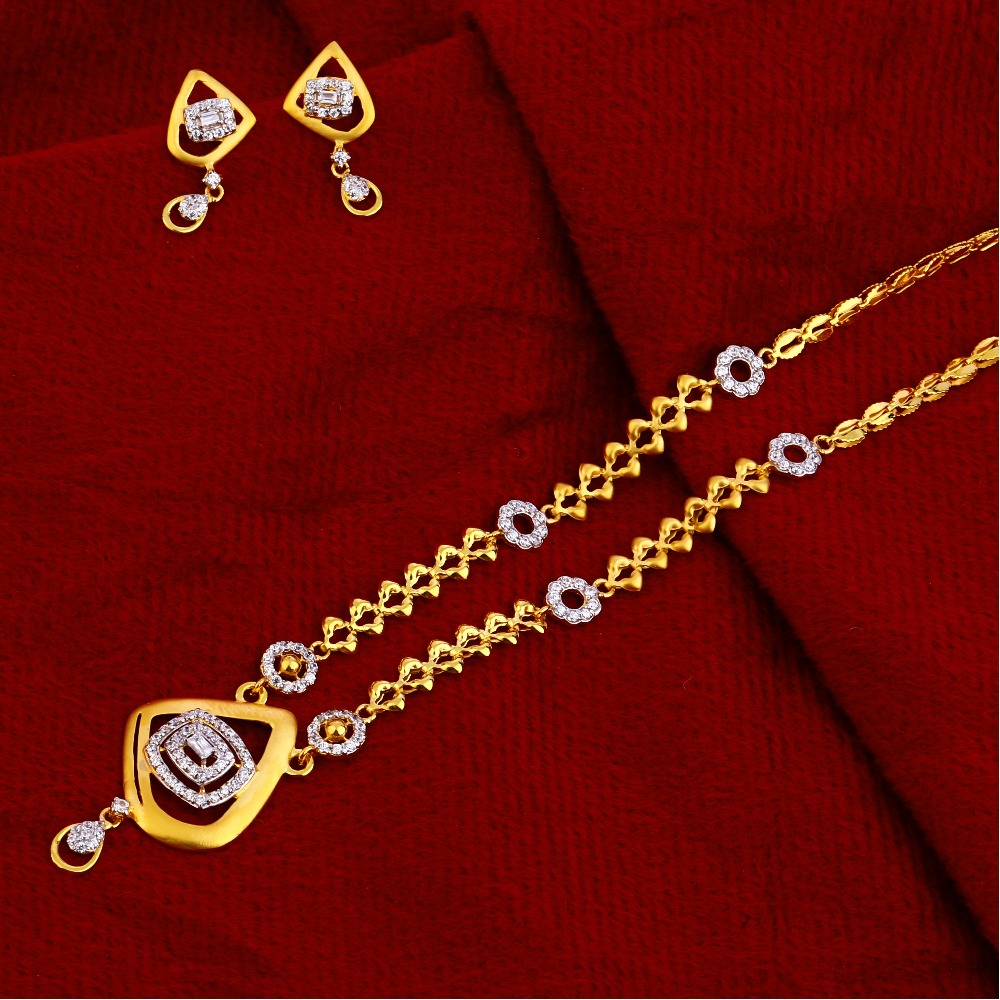 916  gold  stylish  ladies  chain necklace cn77