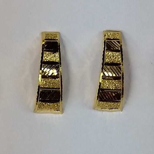 916 Gold Fancy Jtops EarringsAkm-er-136