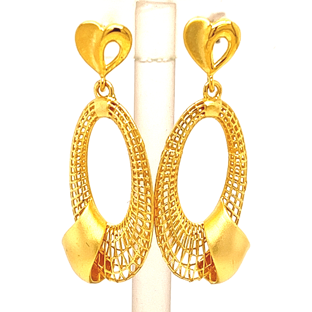 Anvi Drop gold Earrings