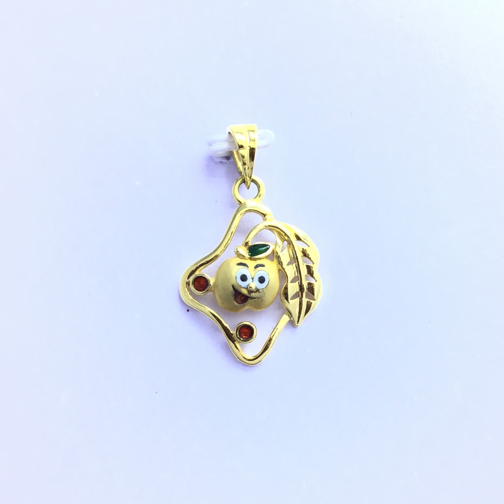 DESIGNING APPLE FANCY GOLD PENDANT