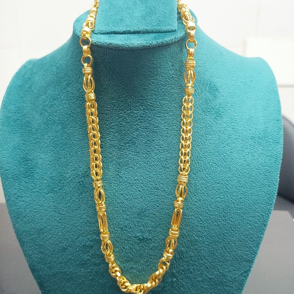 22crt Gold Hollow Chain