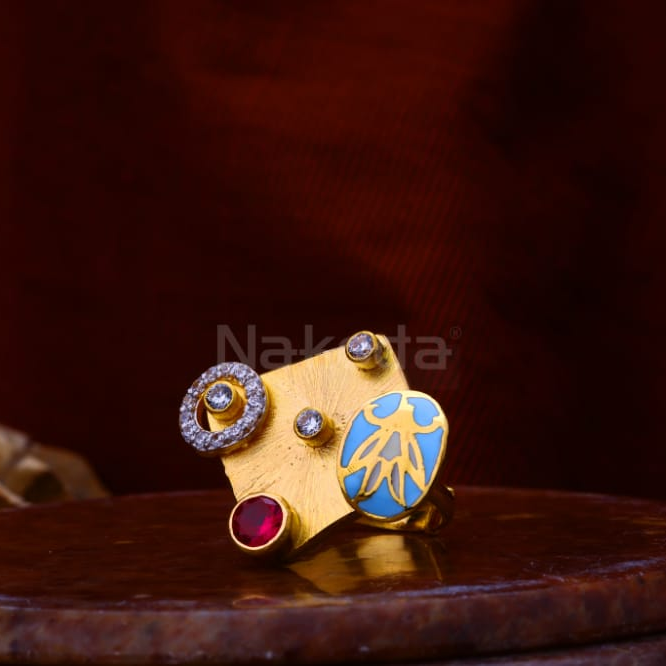 916 Gold CZ Delicate Ladies Antique Ring LAR362