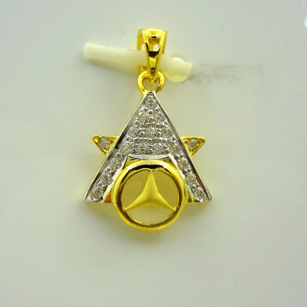 Mercedes design 22kt gold pendant