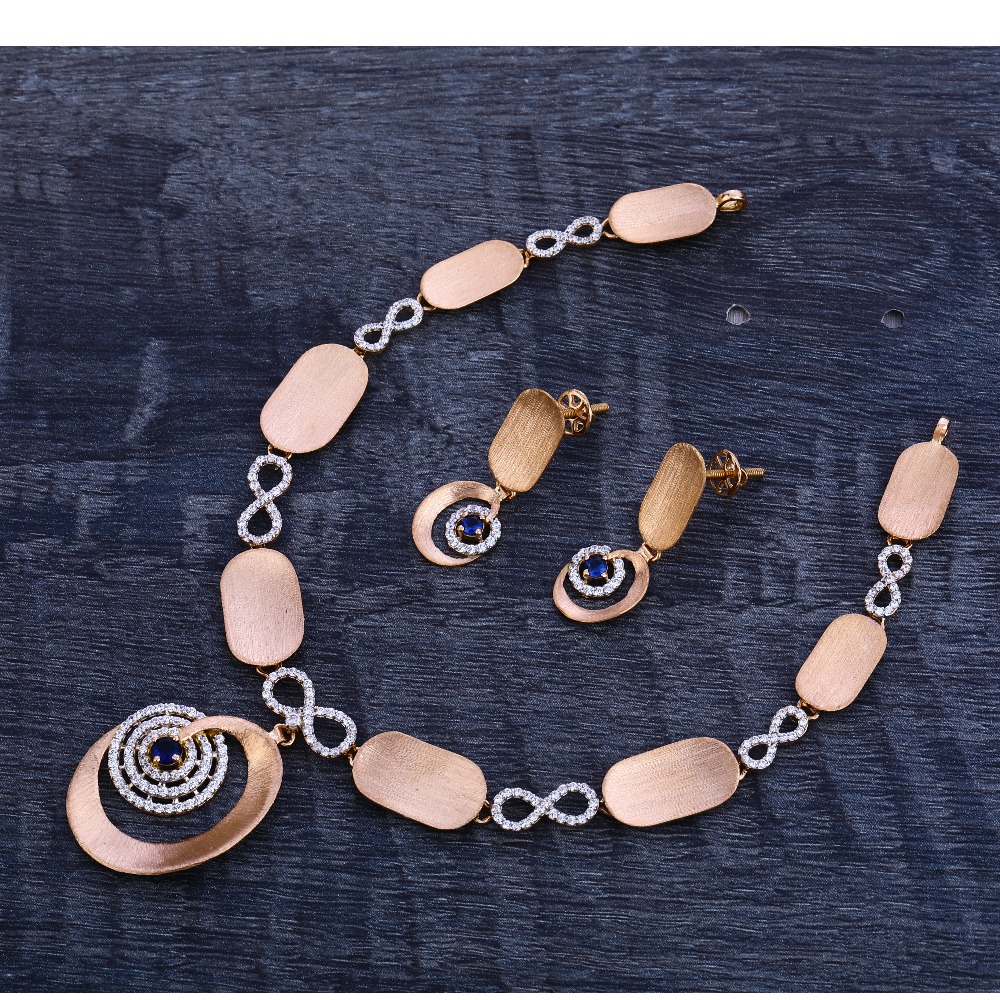 750 Rose Gold Gorgeous Necklace Set RN202
