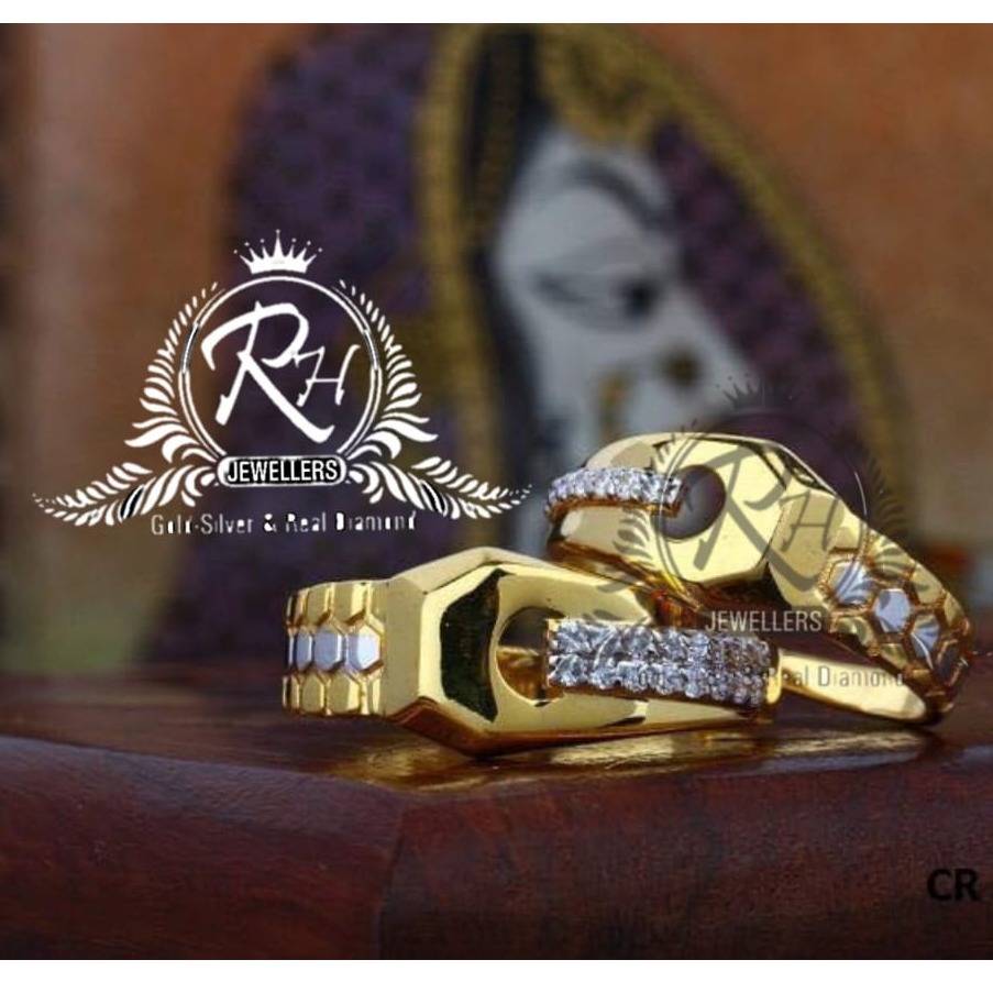 22 carat gold love forever couple rings RH-CR821