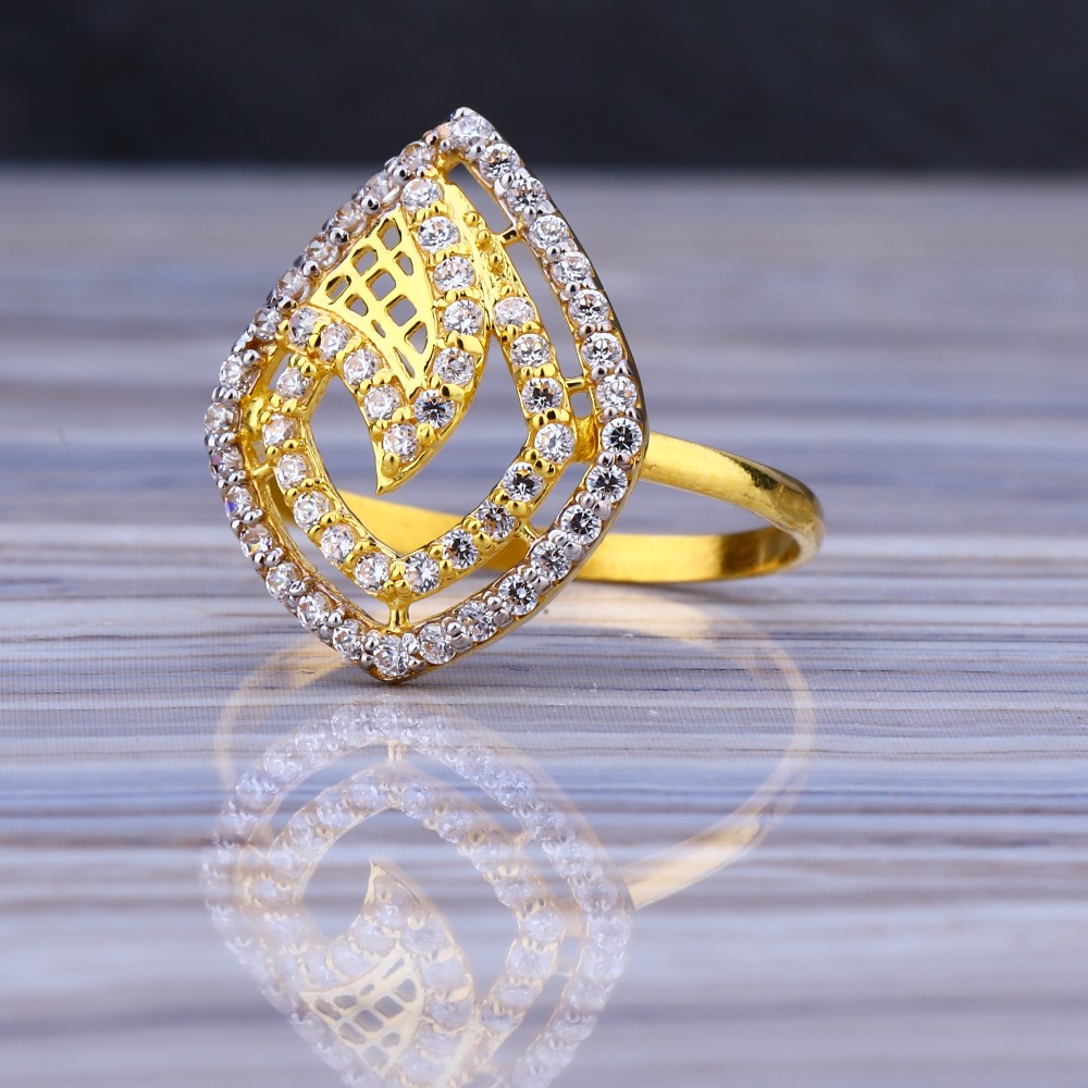 22CT Gold Gorgeous Ladies Long Ring LLR181