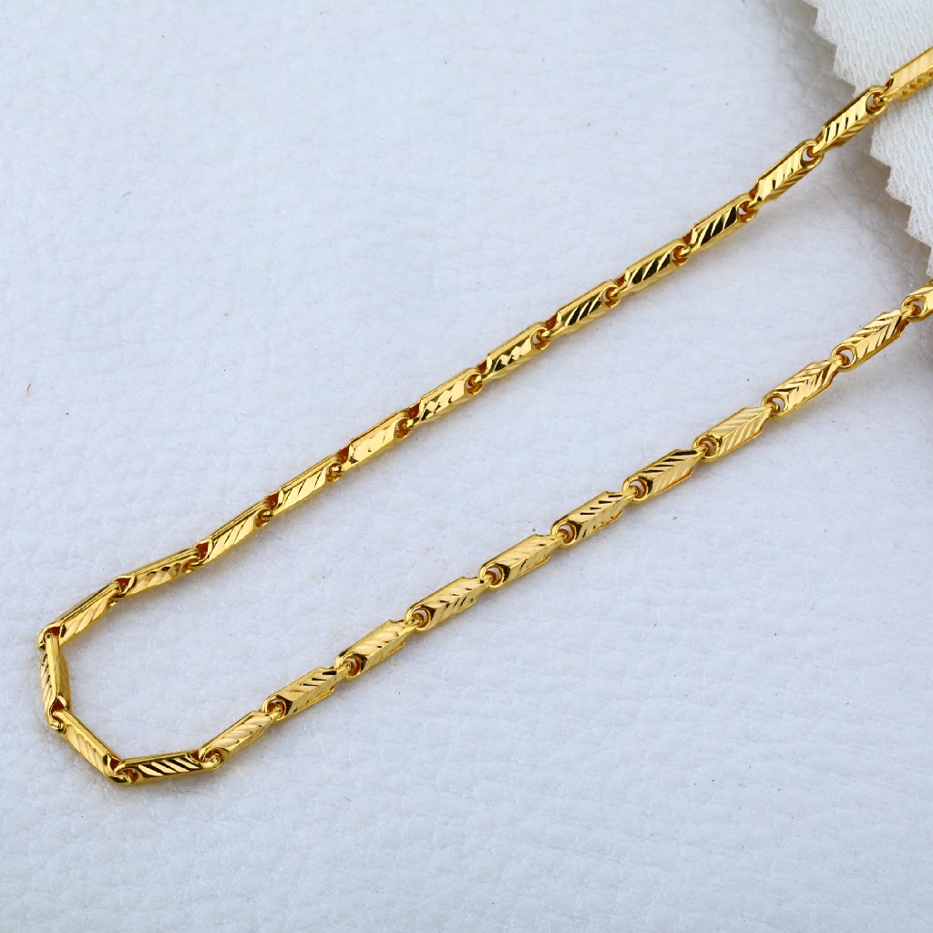 Mens 916 Plain Gold Chain-MCH18 