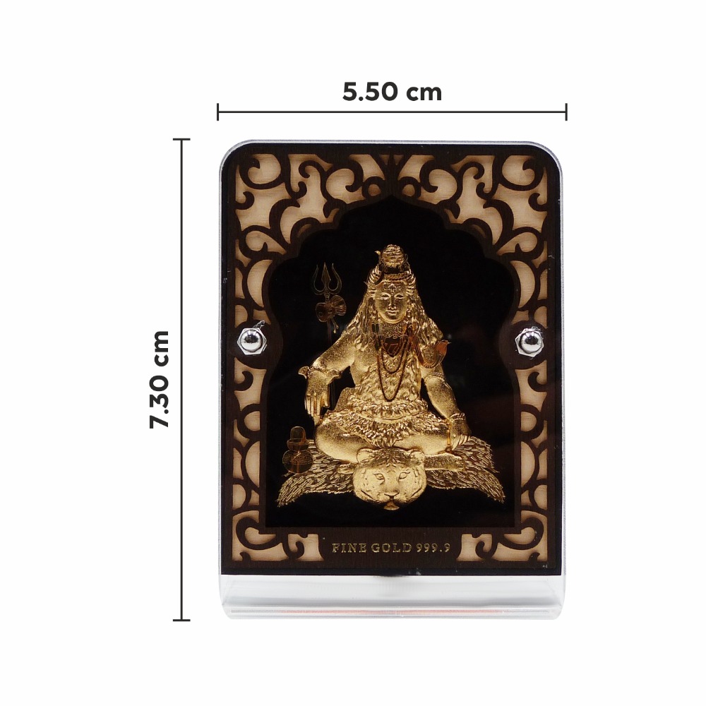 Shiva 24k Gold Foil Frame
