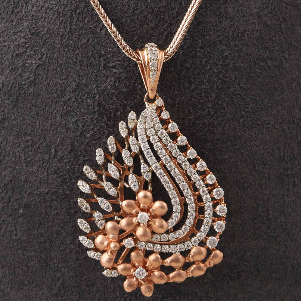 Designer brand diamond hot sale pendant set