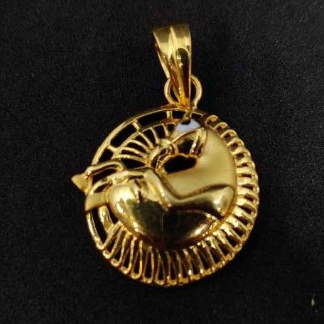 916 Gold fancy pendant For Men NO-44504