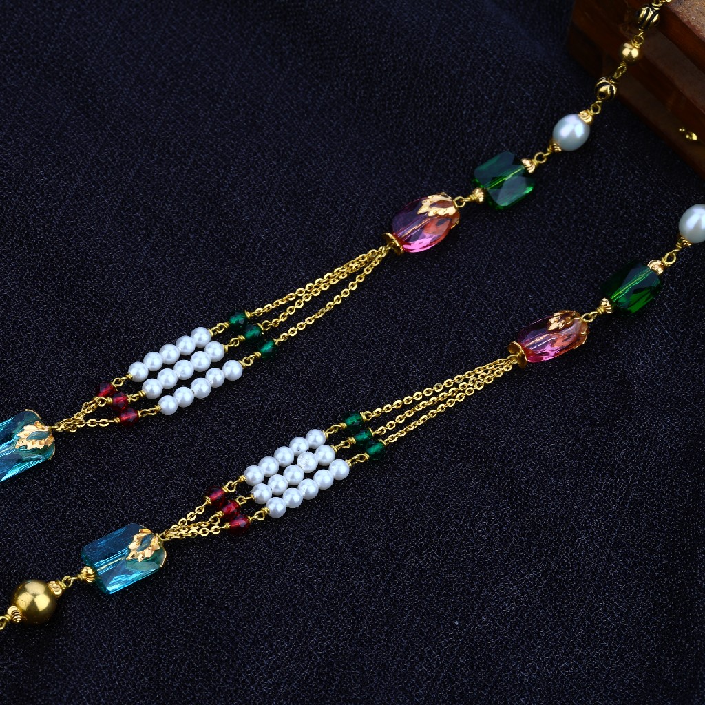 Moti Gold 916 Ladies Mala-AC39