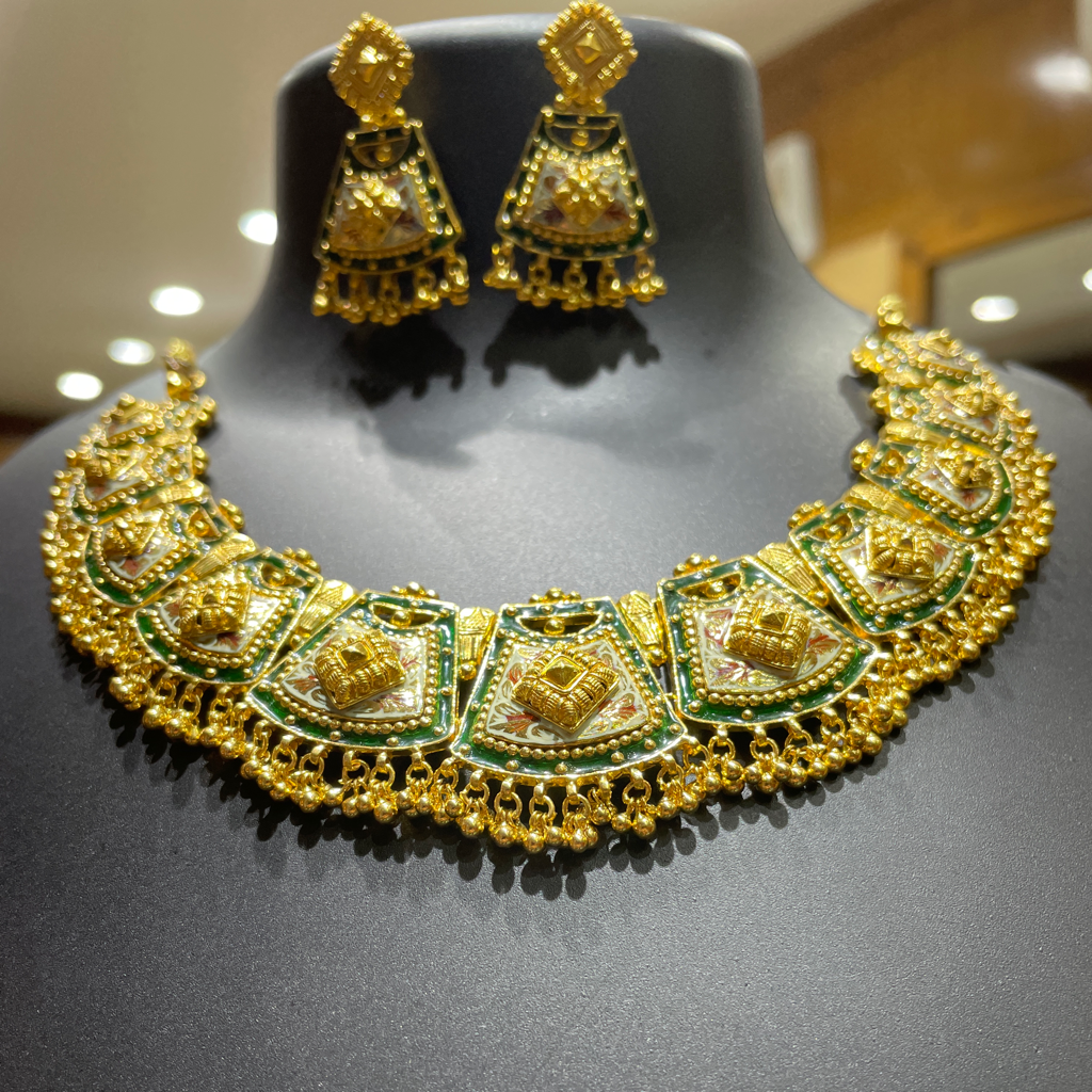 Meena necklace set