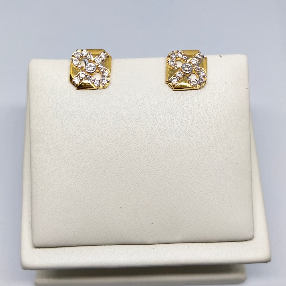18KT gold attractive earring dj-e007
