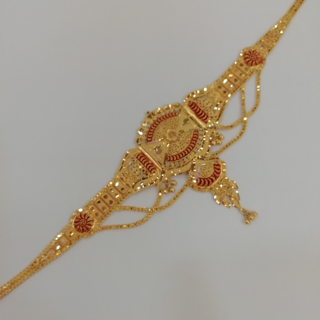 916 gold  tikki work design fancy locket