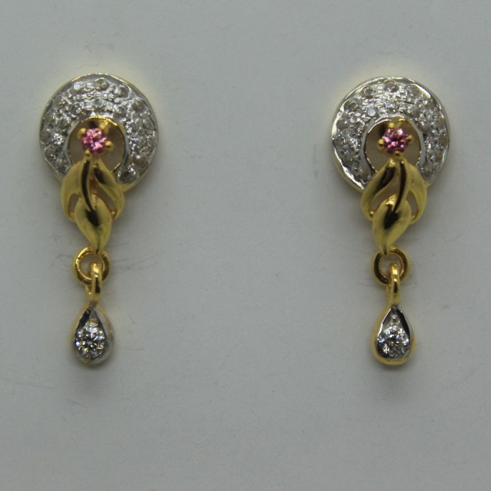 Buy Outstanding Mouval Collection Gold Earrings  GRT Jewellers