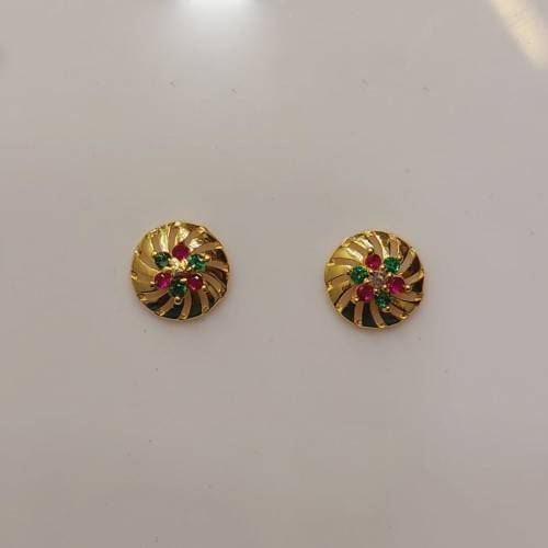 Gold Trendy Casual Earring