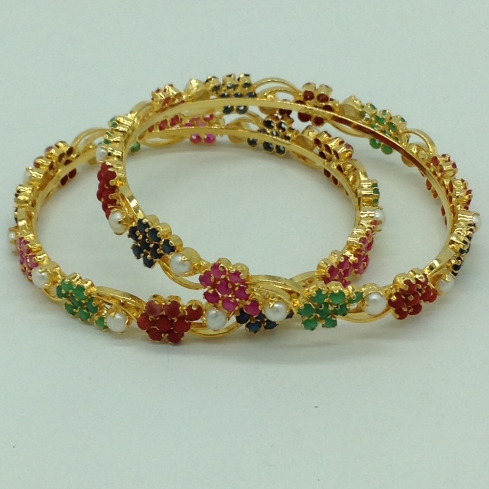 Navratan Stones Bangles JBG0298