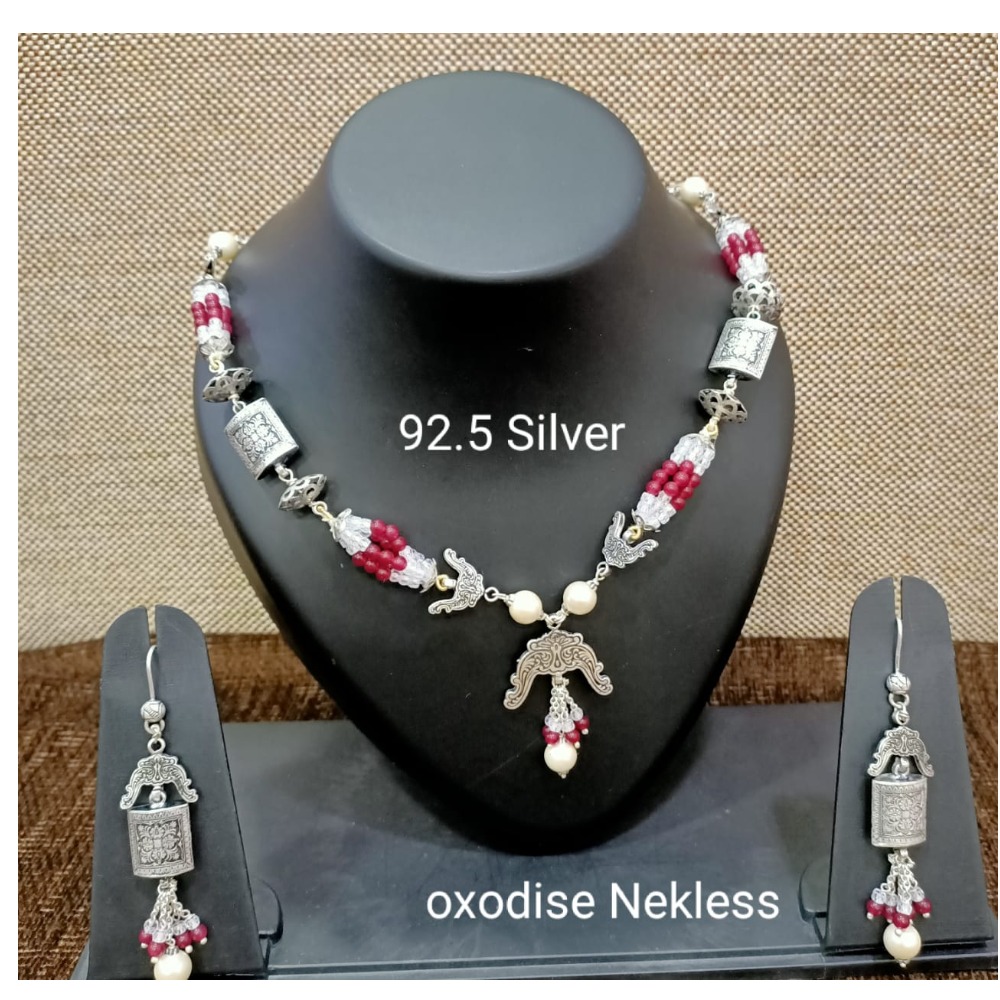 925 Starling Silver Oxodise Necklace-0004